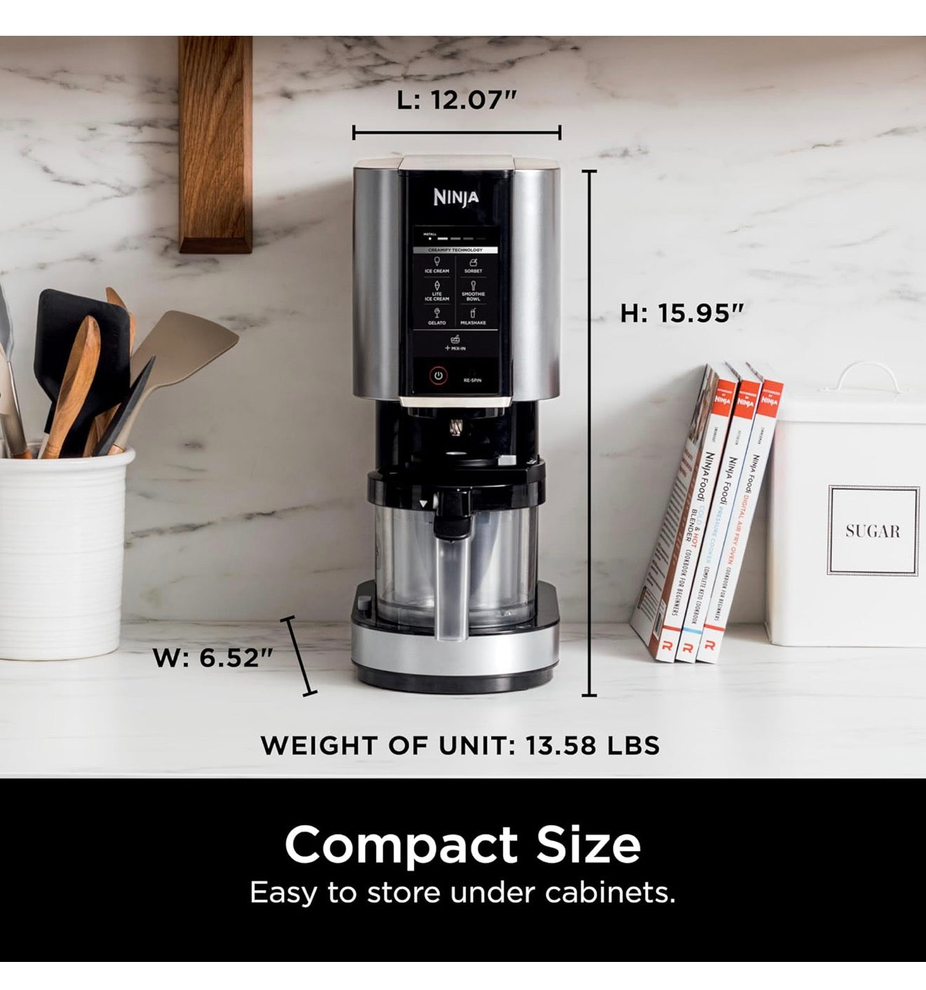 Ninja CREAMi Ice Cream Maker – One-Touch Frozen Treats at Home