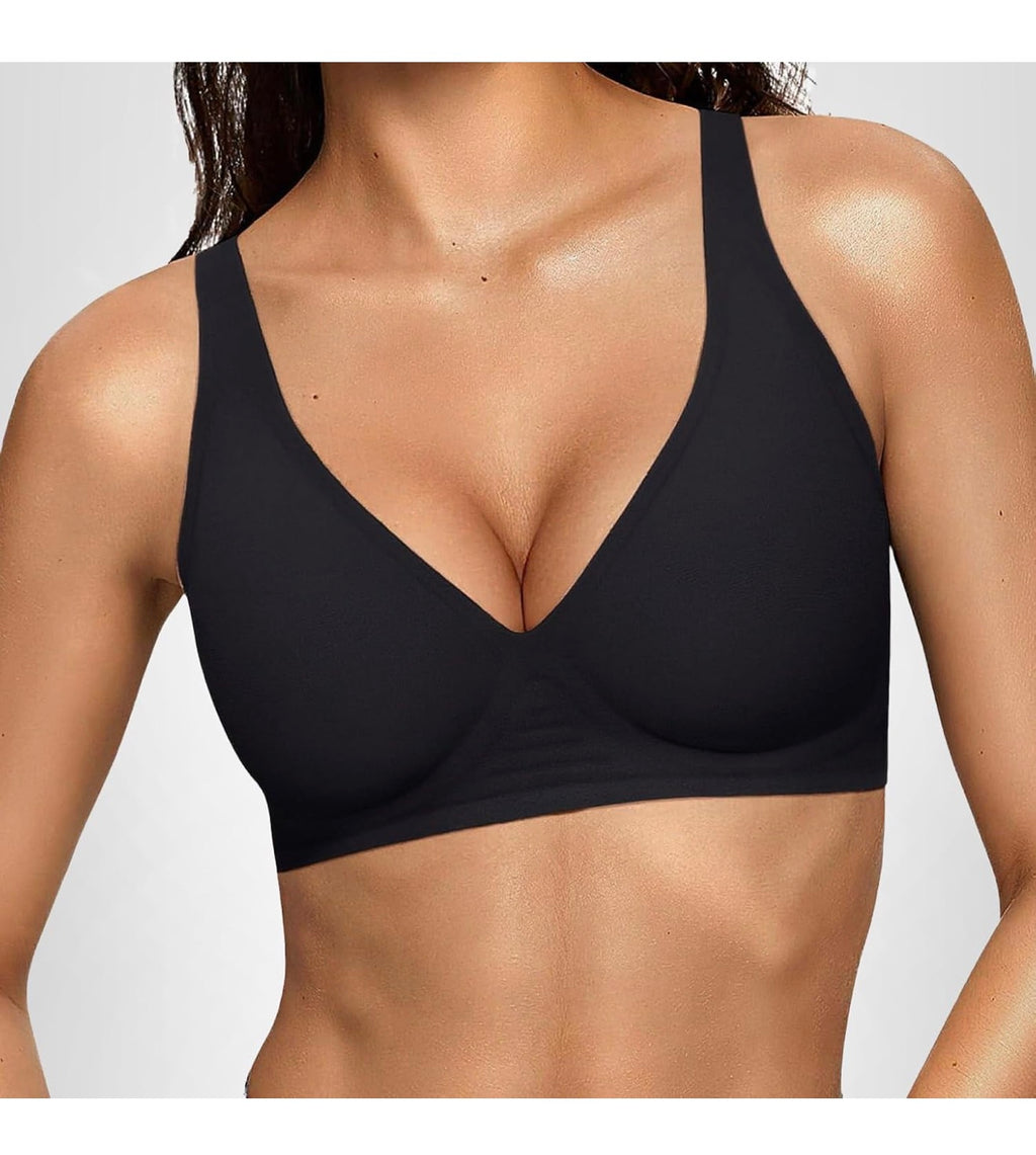 OEAK Women’s Deep V Seamless Comfort Bra