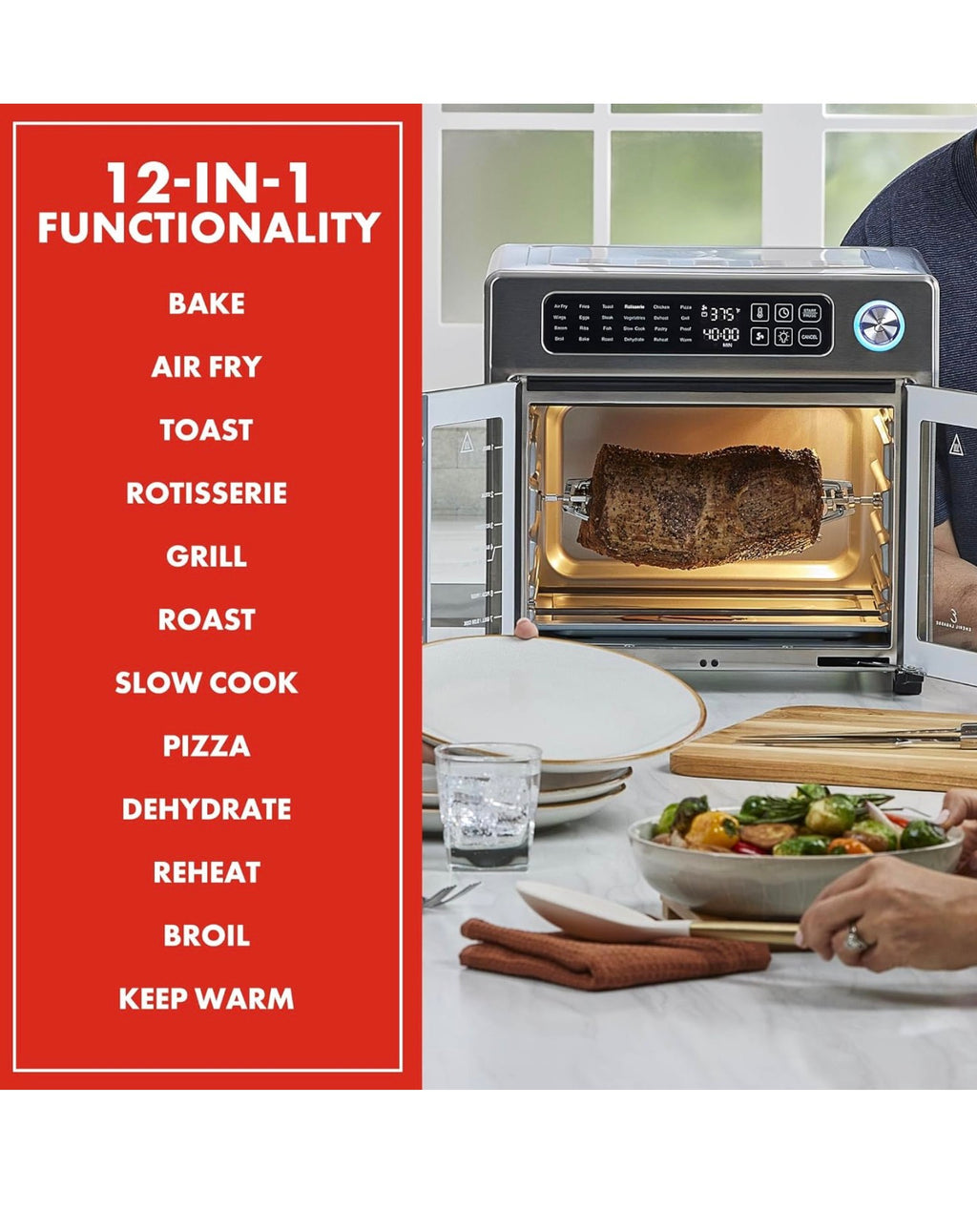 Emeril Lagasse Extra Large Air Fryer Toaster Oven